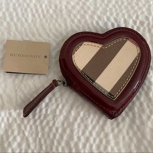 Burberry Coin Holder Berry Red
